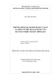 Tóm tắt Luận văn Thạc sĩ Toán giải tích: Phương pháp Quasi-Boundary Value và phần tử hữu hạn áp dụng vào bài toán nhiệt ngược thời gian