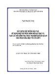 Luận văn Thạc sĩ Giáo dục học: Xây dựng hệ thống bài tập sử dụng một số phần mềm dạy học và tạo các đề kiểm tra trắc nghiệm khách quan cho phần Hóa học vô cơ lớp 9