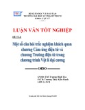 Luận văn tốt nghiệp Vật lý: Một số câu hỏi trắc nghiệm khách quan chương Cảm ứng điện từ và chương Từ trường điện từ trong chương trình Vật lý đại cương