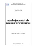 Luận văn Thạc sĩ Văn học: Thơ Thiền Việt Nam thời Lý - Trần trong so sánh với thơ Thiền Nhật Bản