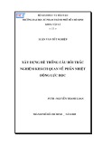 Luận văn tốt nghiệp: Xây dựng hệ thống câu hỏi trắc nghiệm khách quan về phần Nhiệt động lực học