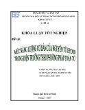 Khóa luận tốt nghiệp Vật lý: Mức năng lượng cơ bản của nguyên tử hydro trong điện trường theo phương pháp toán tử