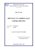 Luận văn Thạc sĩ Toán học: Đối ngẫu của không gian lồi địa phương