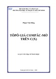 Luận văn Thạc sĩ Toán học: Tôpô giả Compăc mở trên C(X)