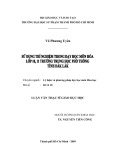 Luận văn Thạc sĩ Giáo dục học: Sử dụng thí nghiệm trong dạy môn Hóa lớp 10, 11 trường trung học phổ thông tỉnh Dăk Lăk