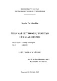 Luận văn Thạc sĩ Văn học: Nhân vật hề trong sự sáng tạo của Shakespeare