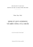 Luận văn Thạc sĩ Toán học: Định lý Levy - Steinitz về miền tổng của chuỗi