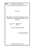 Luận văn Thạc sĩ Toán học: Một định lý về tính ổn định mũ của họ tiến hóa tuần hoàn trên không gian Banach