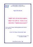 Luận văn Thạc sĩ Giáo dục học: Thiết kế sách giáo khoa điện tử lớp 10 Nâng cao chương “Nhóm halogen”