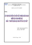 Khóa luận tốt nghiệp: Xây dựng hệ thống câu hỏi trắc nghiệm khách quan nhiều lựa chọn nhiệt học phần "Thuyết động học phân tử của vật chất"