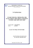 Luận văn Thạc sĩ Toán học: Về một phương trình sóng phi tuyến trong miền hình vành khăn với điều kiện biên hỗn hợp