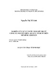 Luận văn Thạc sĩ Sinh học: Nghiên cứu xử lý nước thải đô thị từ cống xả Nguyễn Biểu, quận 5, TP.HCM trên mô hình Aeroten