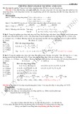 Phương pháp giải bài tập sóng ánh sáng