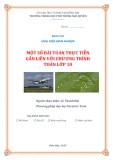 Sáng kiến kinh nghiệm: Một số bài toán thực tiễn gắn liền với chương trình toán lớp 10