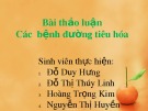 Thuyết trình nhóm: Các bệnh đường tiêu hóa
