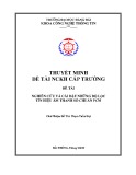 Thuyết minh đề tài NCKH cấp trường: Nghiên cứu và cài đặt những bộ lọc tín hiệu âm thanh số chuẩn PCM