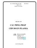 Tiểu luận Vật lý: Các phương pháp chẩn đoán plasma