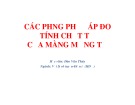 Bài thuyết trình Các phương pháp đo tính chất từ của màng mỏng từ