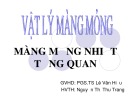 Bài thuyết trình Vật lý màng mỏng: Màng mỏng nhiệt - Tổng quan