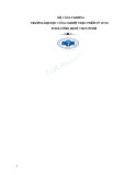 Báo cáo đồ án môn học kỹ thuật thực phẩm: Tính toán thiết kế kho lạnh 500 tấn dùng để trữ đông Bơ