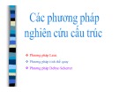 Bài giảng Các phương pháp nghiên cứu cấu trúc