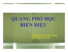 Bài thuyết trình Vật lý Quang phổ học biến diệu