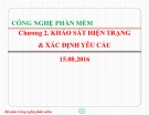 Bài giảng Công nghệ phần mềm: Chương 2 - ThS. Nguyễn Thị Bích Ngân