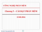 Bài giảng Công nghệ phần mềm: Chương 5 - ThS. Nguyễn Thị Bích Ngân