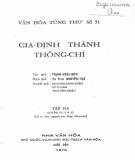  gia Định thành thông chí (tập hạ - quyển iv, v & vi): phần 1