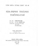  gia Định thành thông chí (tập thượng - quyển i và ii): phần 1