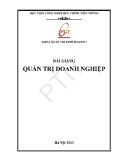 Bài giảng Quản trị doanh nghiệp - ThS. Lê Thị Bích Ngọc