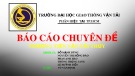 Báo cáo chuyên đề: Phương tiện vận tải thủy