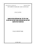 Luận án Tiến sỹ Y học: Nghiên cứu đặc điểm hình ảnh cắt lớp vi tính đa dãy đầu thu ngực trong chuẩn đoán ung thư phổi nguyên phát ở người lớn