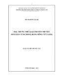 Luận văn thạc sĩ: Đặc trưng thể loại truyền thuyết dân gian vùng Đồng bằng Sông Cửu Long