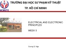 Bài giảng Electrical and electronic principles: Chương 5 - ThS. Ngô Quốc Cường