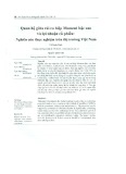 Quan hệ giữa rủi ro hiệp Moment bậc cao và lợi nhuận cổ phiếu: Nghiên cứu thực nghiệm trên thị trường Việt Nam