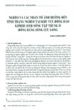 Nghèo và các nhân tố ảnh hưởng đến tình trạng nghèo tại khu vực đồng bào Khmer sinh sống tập trung ở đồng bằng Sông Cửu Long