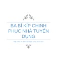  ba bí kíp chinh phục nhà tuyển dụng