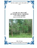 Tài liệu đào tạo nghề Kỹ thuật phòng trừ bệnh cây công nghiệp - Trường TH NN&PTNT Quảng Trị