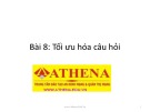 Bài giảng Cơ sở dữ liệu: Bài 8 - Trung tâm Athena