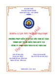 Khóa luận tốt nghiệp: Phương pháp kiểm toán các ước tính kế toán trong quy trình kiểm toán BCTC tại Công ty TNHH Kiểm toán và Kế toán AAC