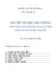 Bài tập Tin học đại cương phần ngôn ngữ lập trình Pascal cơ bản dành cho ôn thi học sinh giỏi