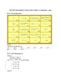 Đề thi Violympic Toán lớp 8 vòng 11 năm 2015-2016