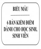 6 bản kiểm điểm dành cho học sinh, sinh viên