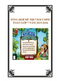 Tổng hợp đề thi Violympic Toán lớp 7 năm 2015-2016