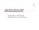 Bài giảng Lập trình Java cơ bản: Bài 3 - Lập trình GUI (Applet)