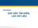 Bài giảng Lập trình cơ sở dữ liệu - Chương 4: Sắp xếp, tìm kiếm, lọc dữ liệu