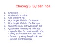 Bài giảng Sinh học đại cương - Chương 5: Sự tiến hóa