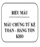 Mẫu chứng từ kế toán - Hàng tồn kho