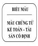 Mẫu chứng từ kế toán -Tài sản cố định